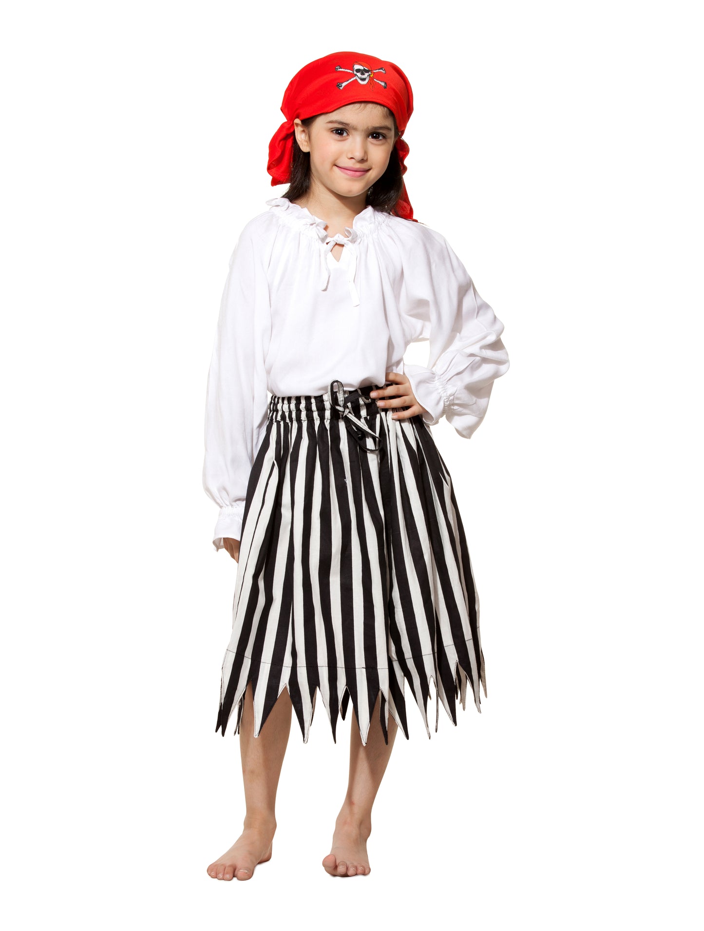 Girls Stripped Pirate Skirt