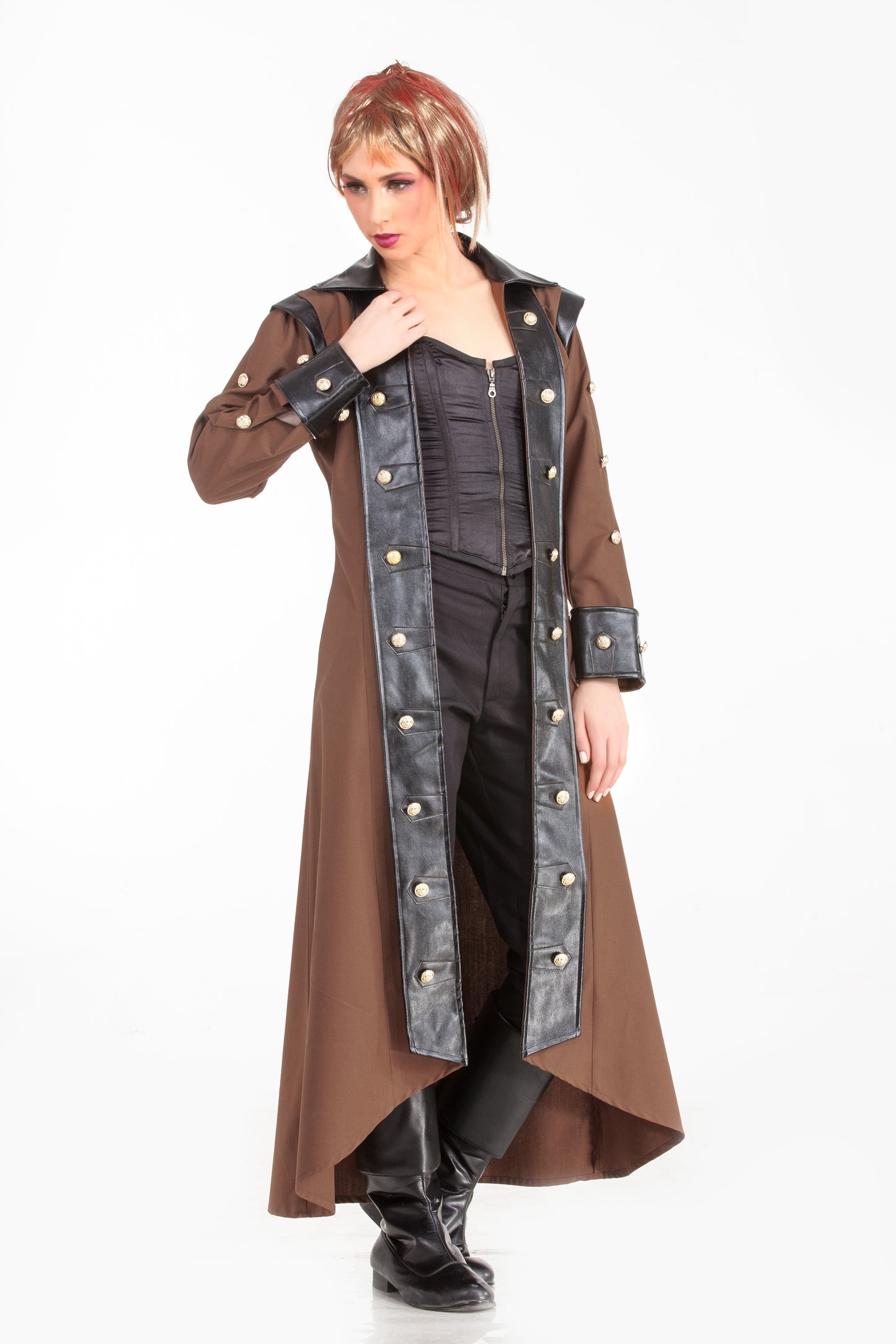 Lieutenant Estfeld Steampunk Trench Coat