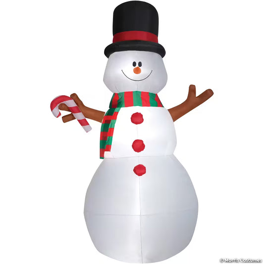 Swiveling Snowman Airblown Inflatable Christmas Decoration