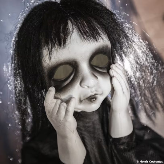 11 3/4" x 43 1/4" Hanging Spooky Undead Girl