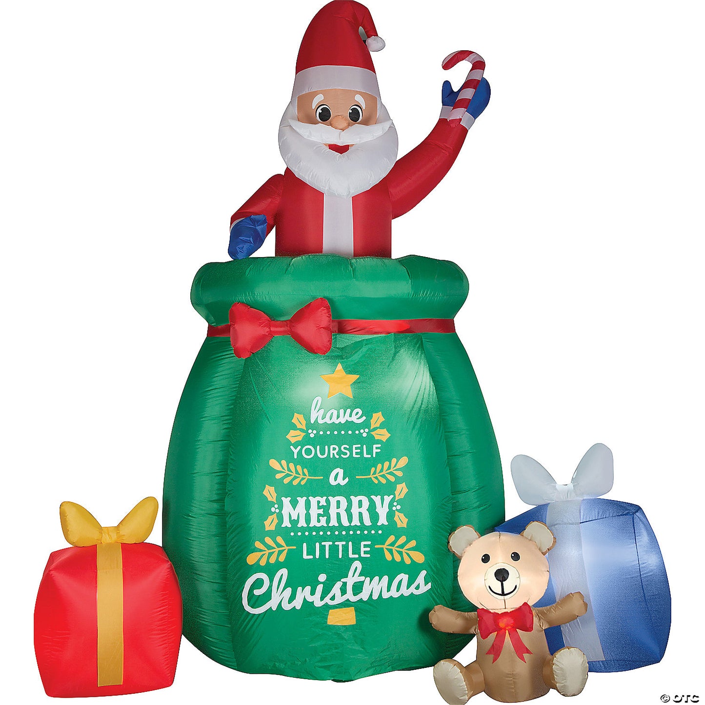 ANIMATED POP UP SANTA AIRBLOWN