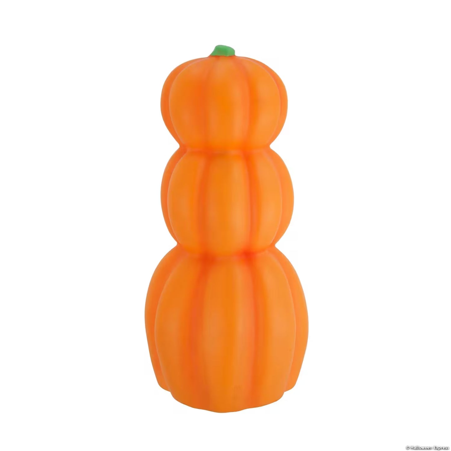 12" Light-Up LED Stacked Jack-O'-Lantern Pumpkins Blow Mold Figure Halloween Decoration