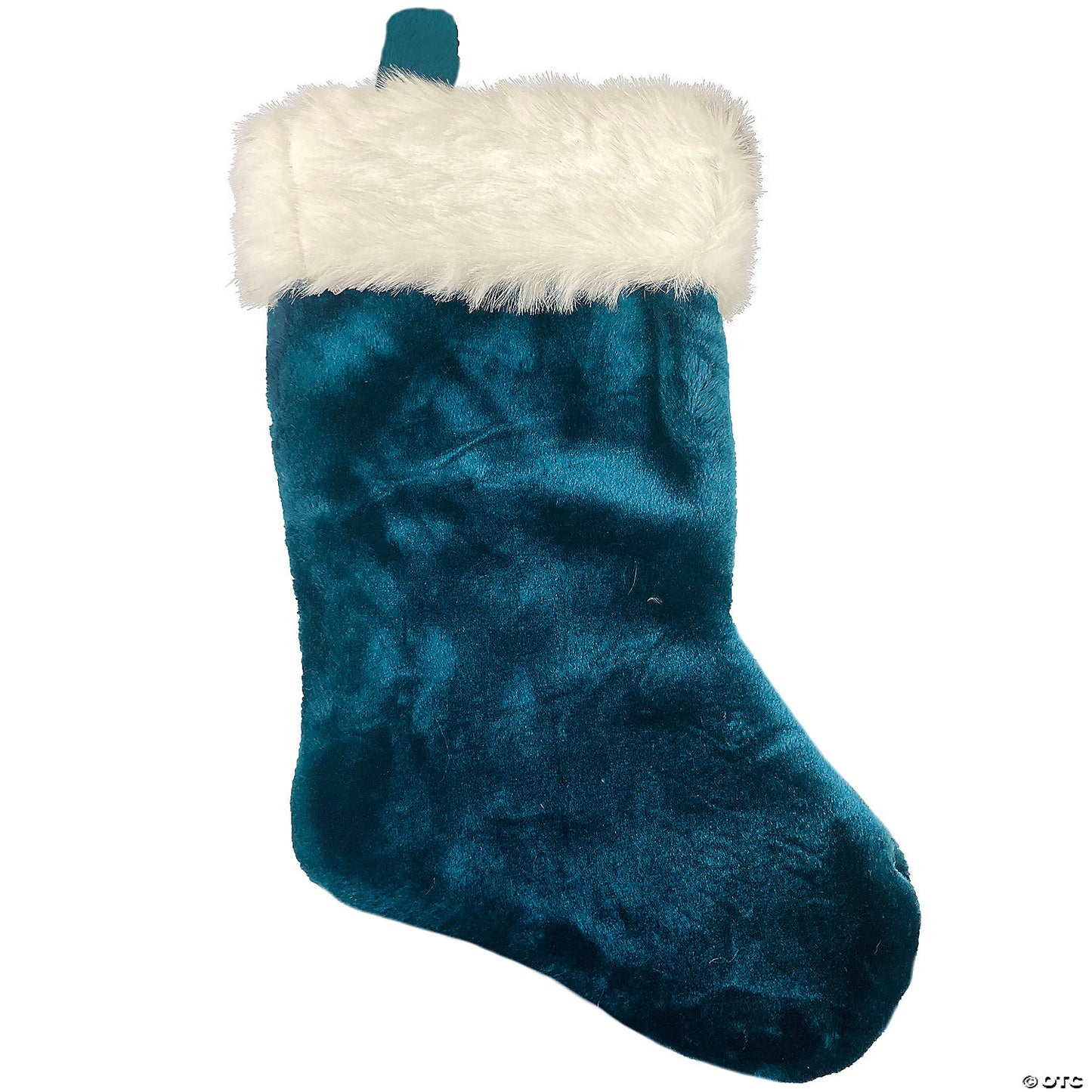 SANTA STOCKING 21 IN BLUE