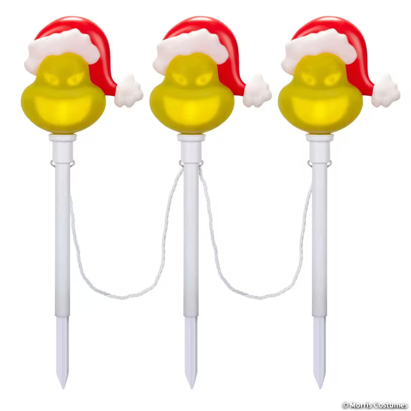 22" Lightshow® EmoteGlow™ Dr. Seuss™ The Grinch Pathway Yard Stakes