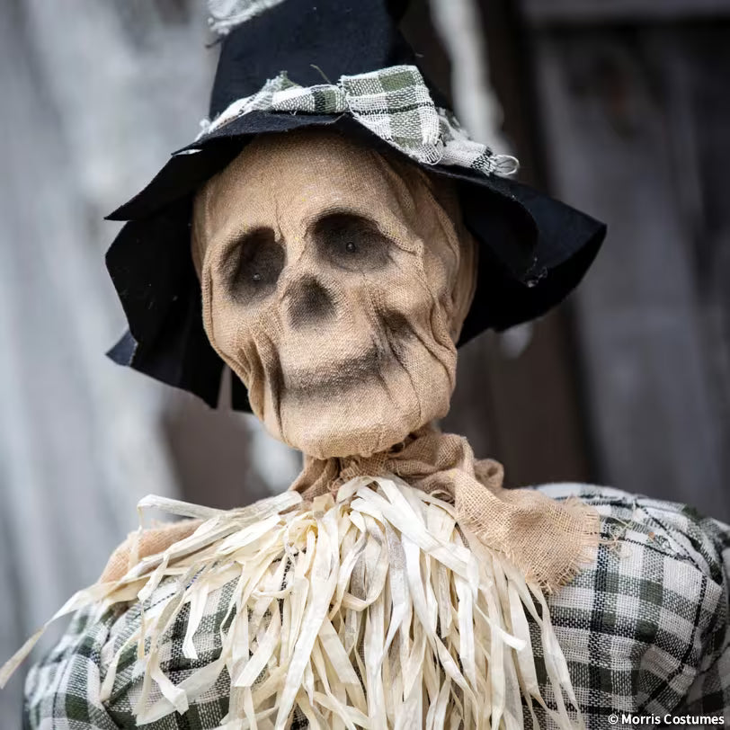 4 FT ANIMATED SCARECROW ON ROCKING CHAIR