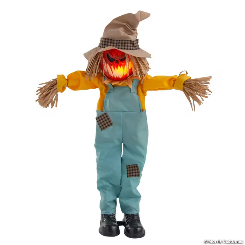 35 1/2" Light-Up Standing Sonic Scarecrow Halloween Decoration