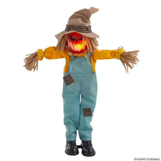 35 1/2" Light-Up Standing Sonic Scarecrow Halloween Decoration