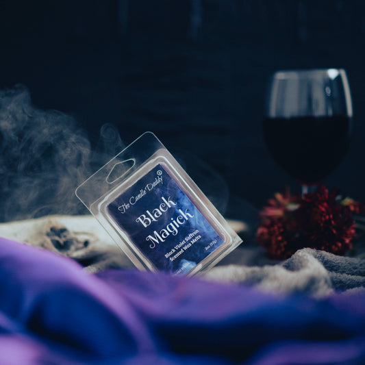The Candle Daddy - BLACK MAGICK - BLACK VIOLET SAFFRON SCENTED WAX MELT