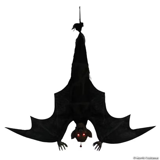 Animated Light-Up Hanging Menacing Bat
