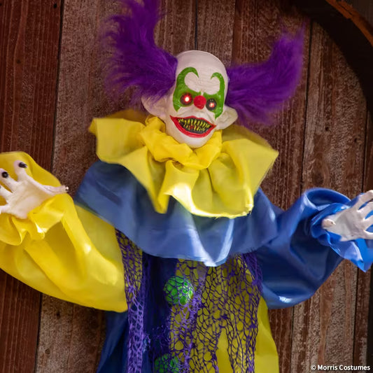 4FT HANGING SHAKING CLOWN