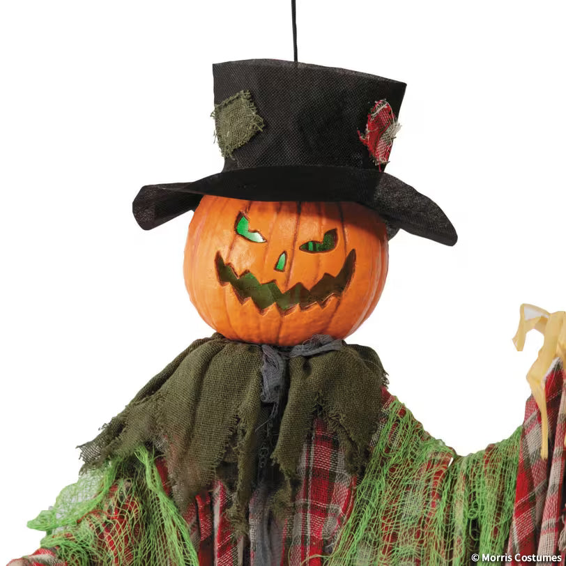 4 FT ANIMATED HANGING PUMPKIN MAN