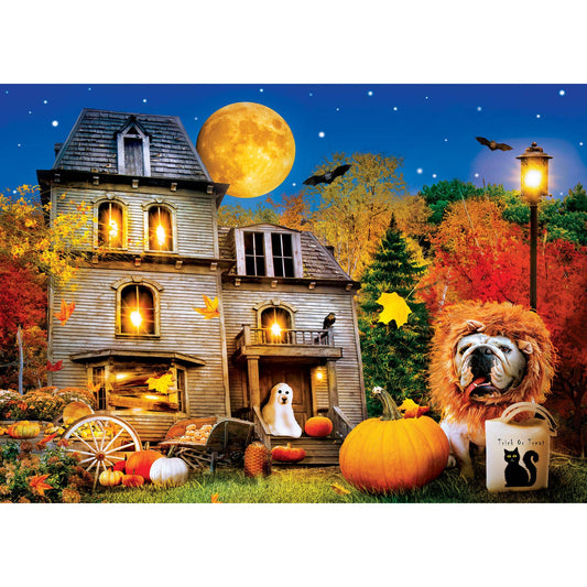 Masterpieces Puzzles - Glow in the Dark - Trick or Treat 500 Piece Puzzle