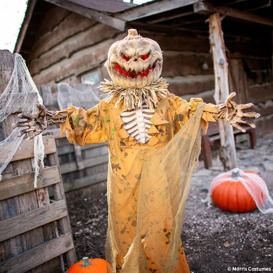 5.5 FT STANDING POP UP HEAD PUMPKIN MAN