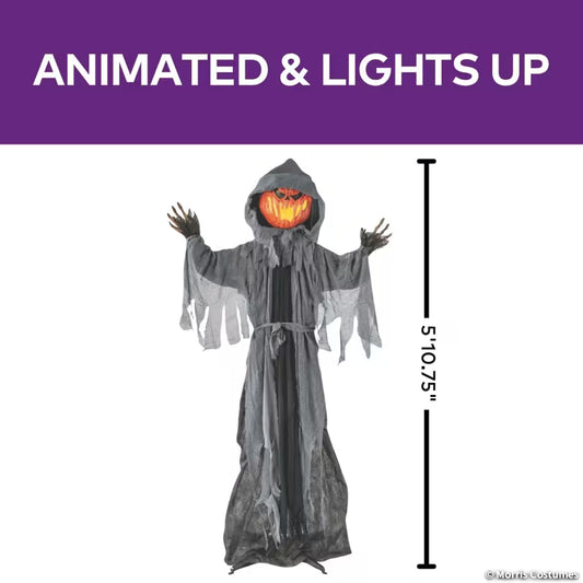 6 FT ANIMATED STANDING PUMPKIN MAN