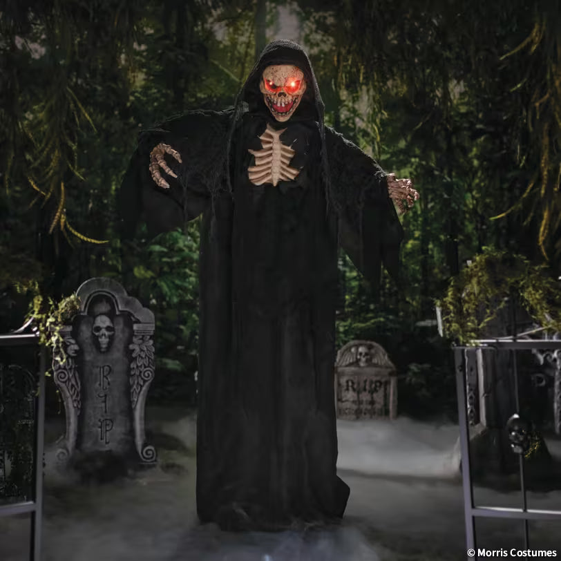 6FT STANDING ANIMATED REAPER