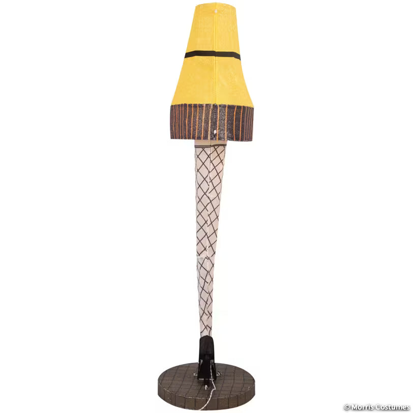 3D HOLIDAY LIGHTED TINSEL LEG LAMP-60"