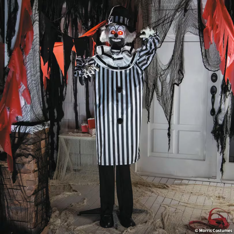5.5 FT STANDING JAW POP UP CLOWN