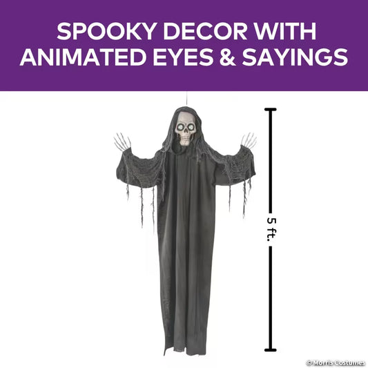 5FT HANGING ANIMATED EYES REAPER