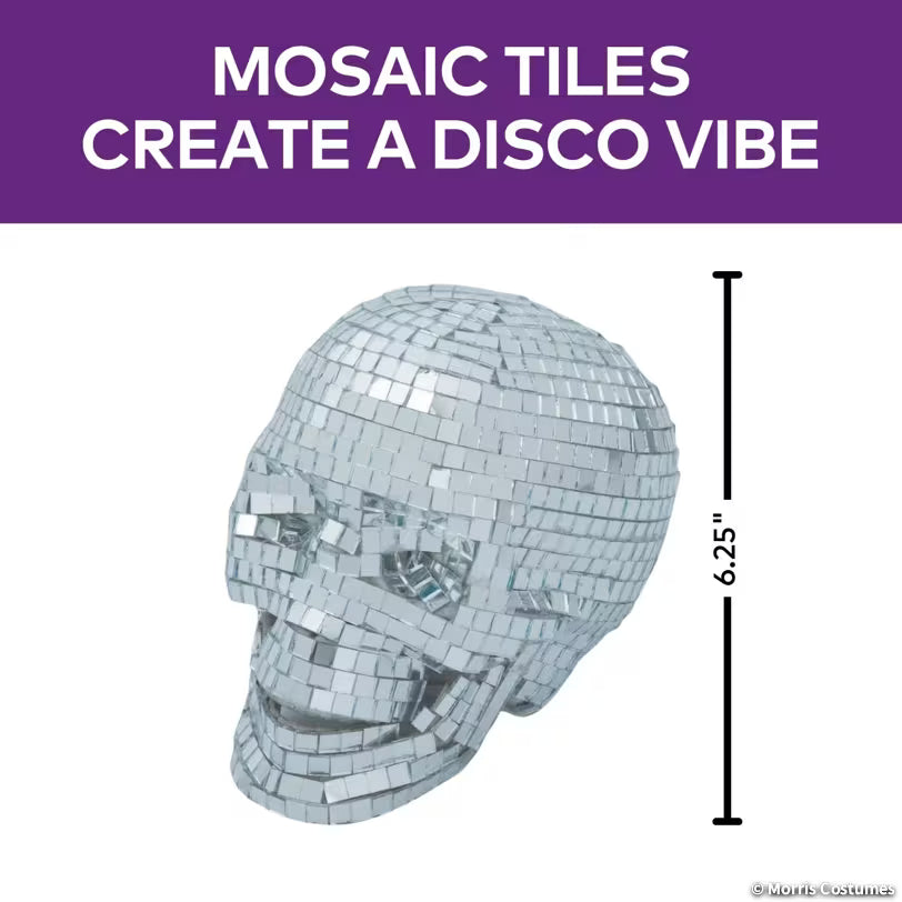 6 INCH DISCO SKULL