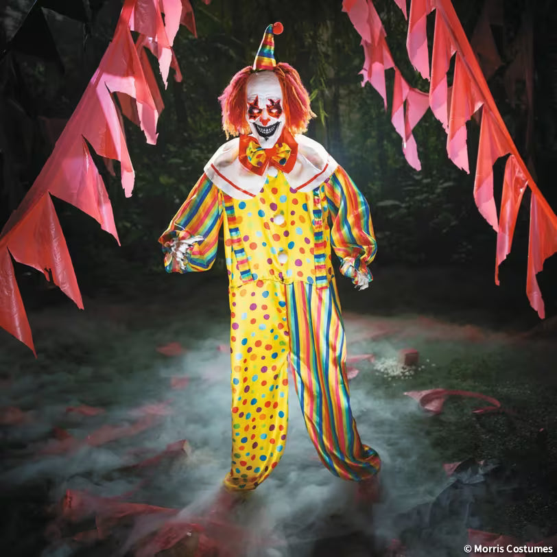 6 FT STANDING ANIMATED CLOWN