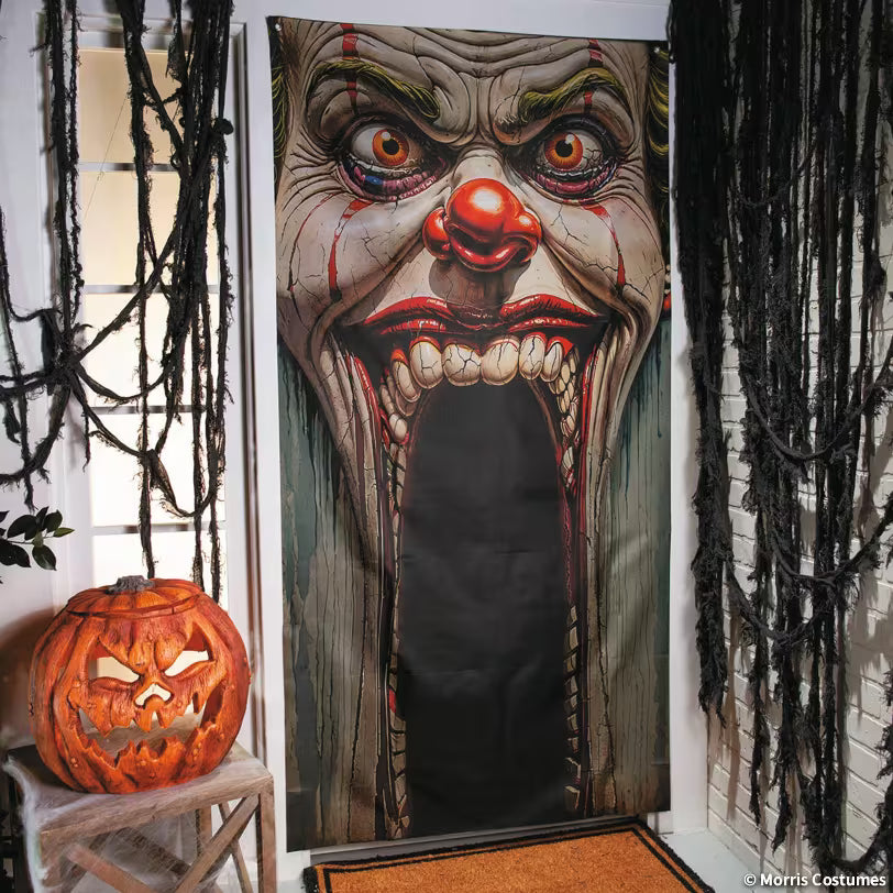 6.5 FT DOOR CURTAIN CLOWN