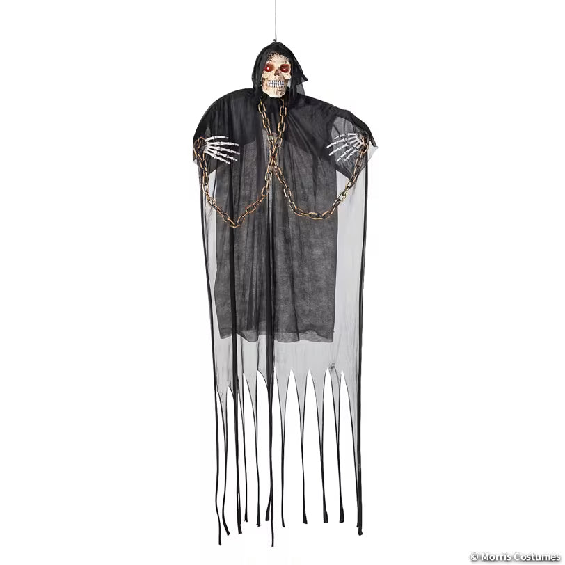 6FT ANIMATED HANGING CHAINED REAPER