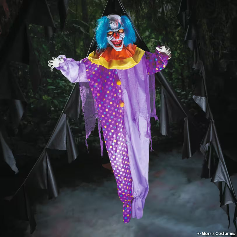 6FT HANGING TALKING CLOWN