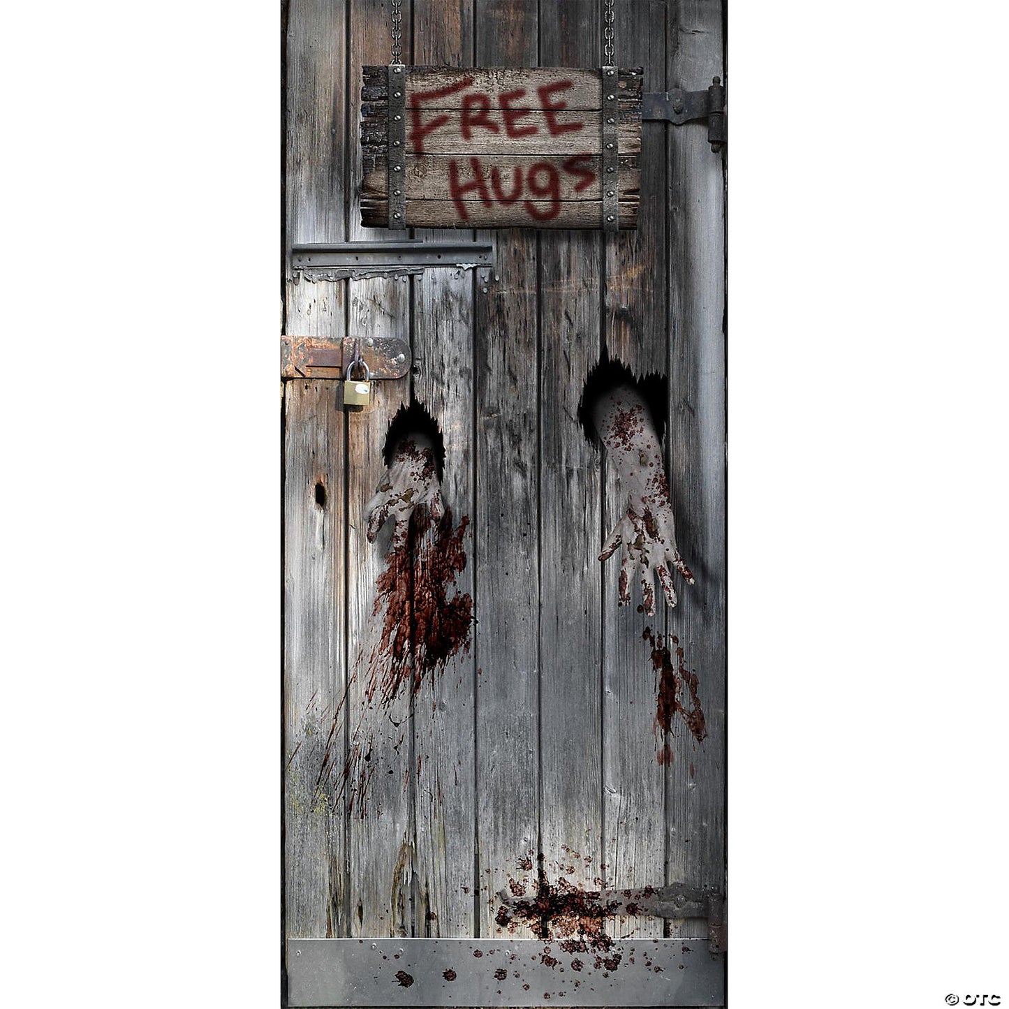 FREE HUGS DOOR COVER 71IN