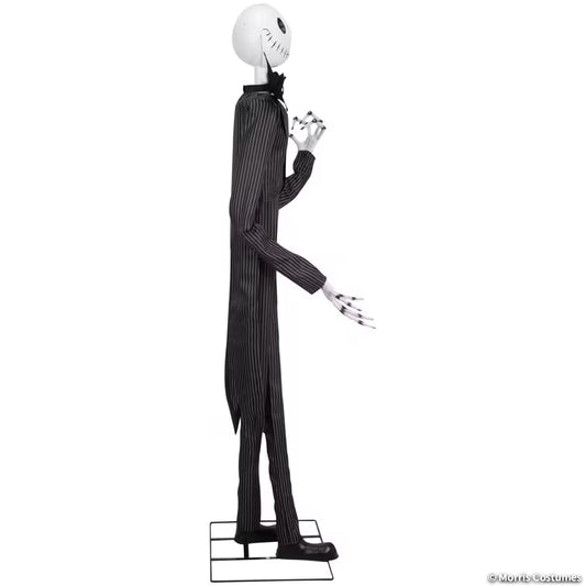 78" Animated Deluxe The Nightmare Before Christmas Black & Purple Jack Skellington