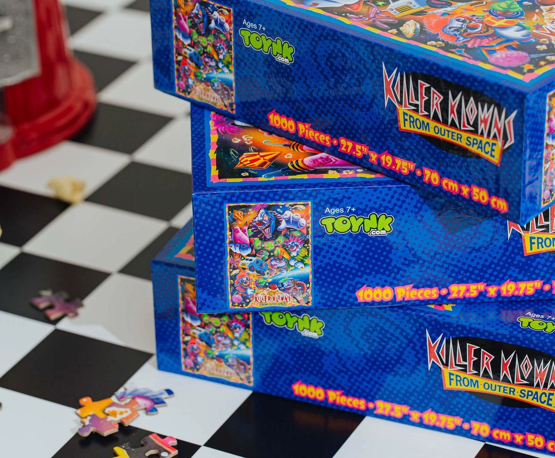 Killer Klowns Collage 1000 Piece Jigsaw Puzzle
