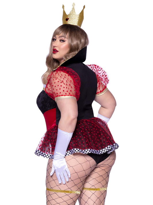 Plus Ravishing Red Queen Costume