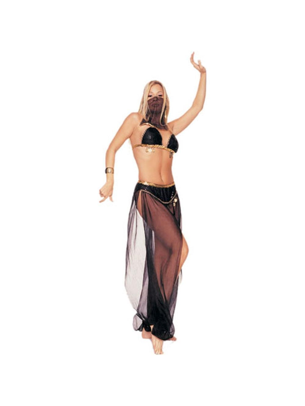 Women's Sexy Midnight Coin Dancer Halloween Costume