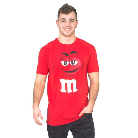 M&M's Candy Silly Character Face Adult Unisex 1980s T-Shirt
