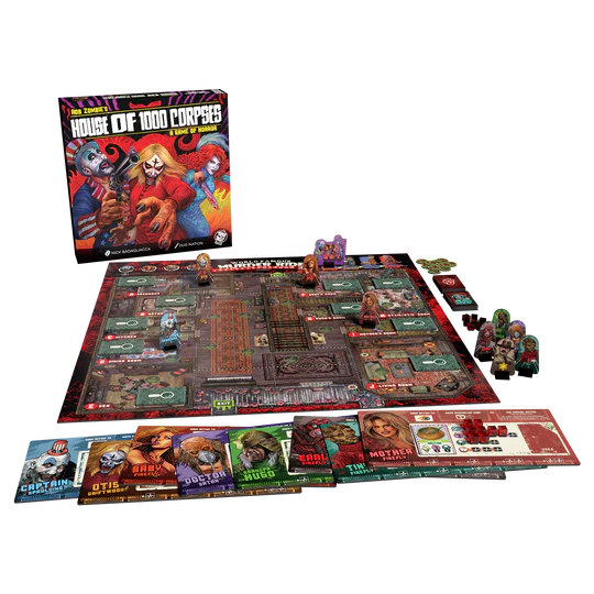 Rob Zombie’s House of 1000 Corpses Horror Board Game for 1-4 Players