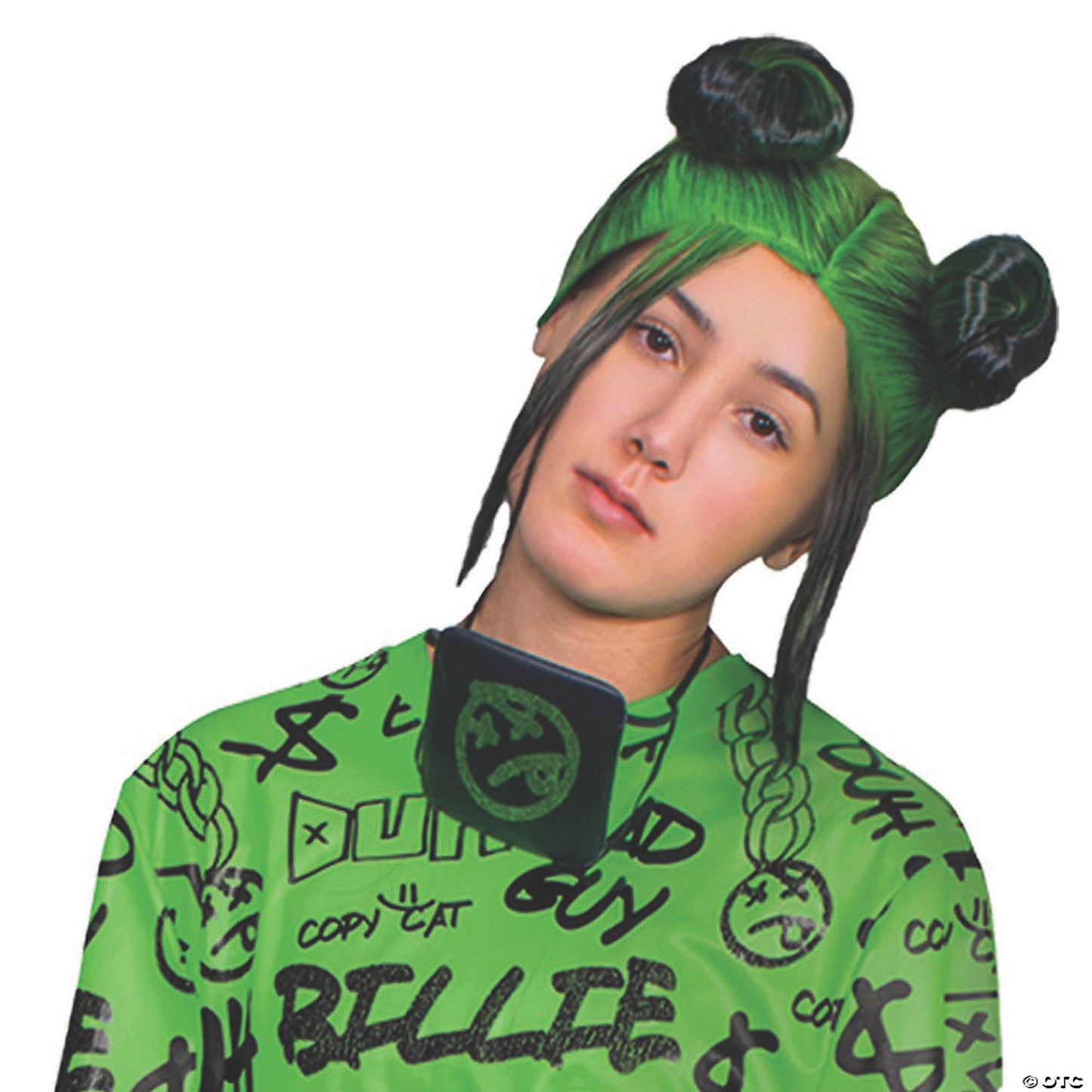 BILLIE EILISH DOUBLE BUN WIG-AD