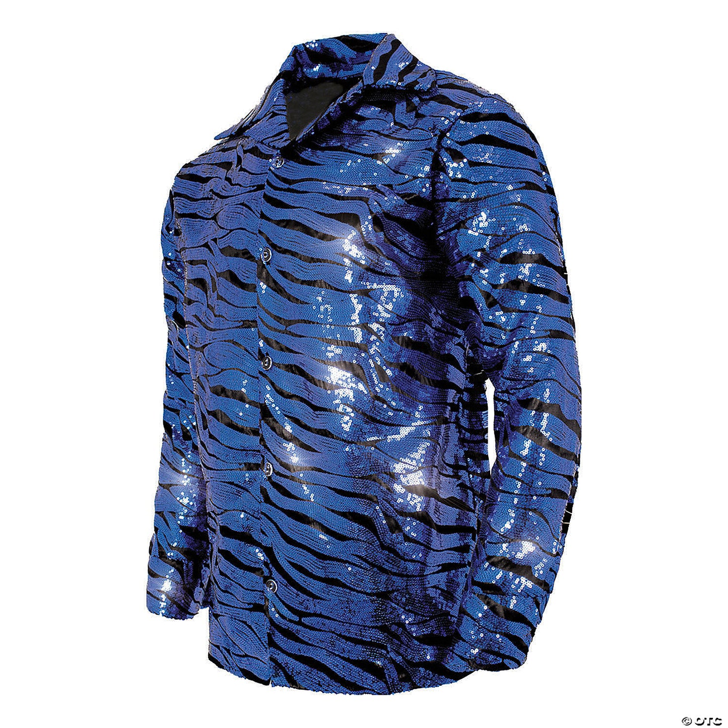 TIGER SHIRT BLUE SEQUIN ADULT