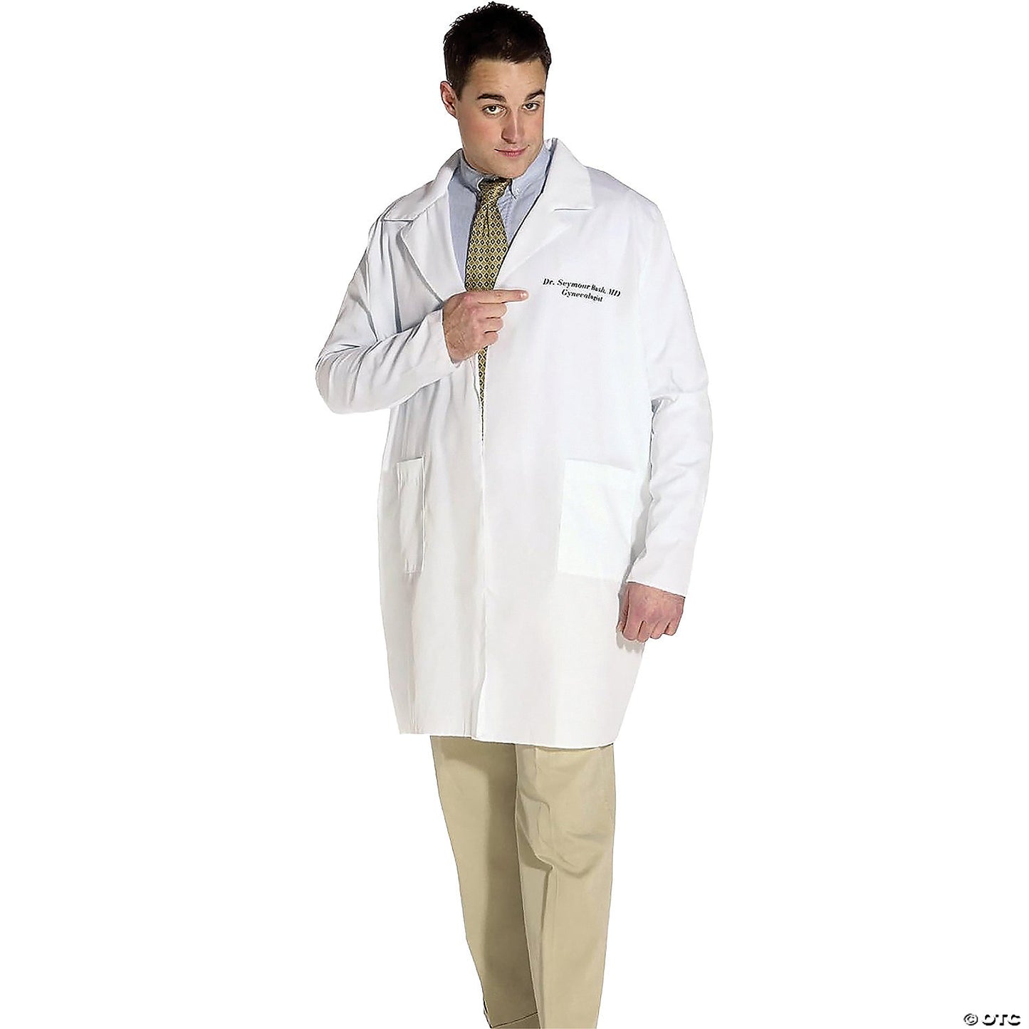 ADULT LAB COAT SEYMOUR BUSH COSTUME