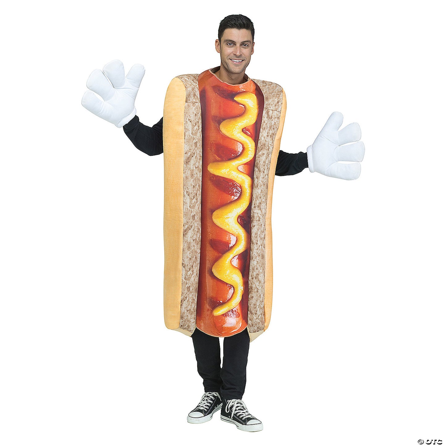 ADULT PHOTO REAL HOT DOG COSTUME