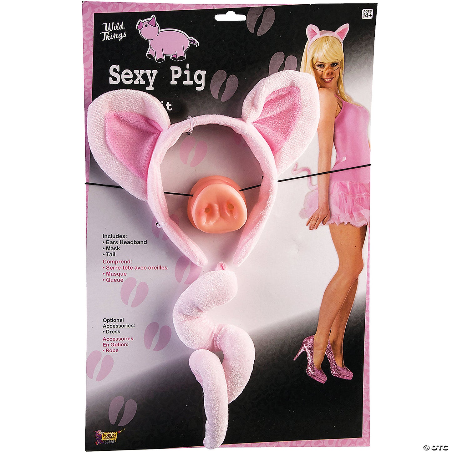ADULT PIG COSTUME KIT FM69326