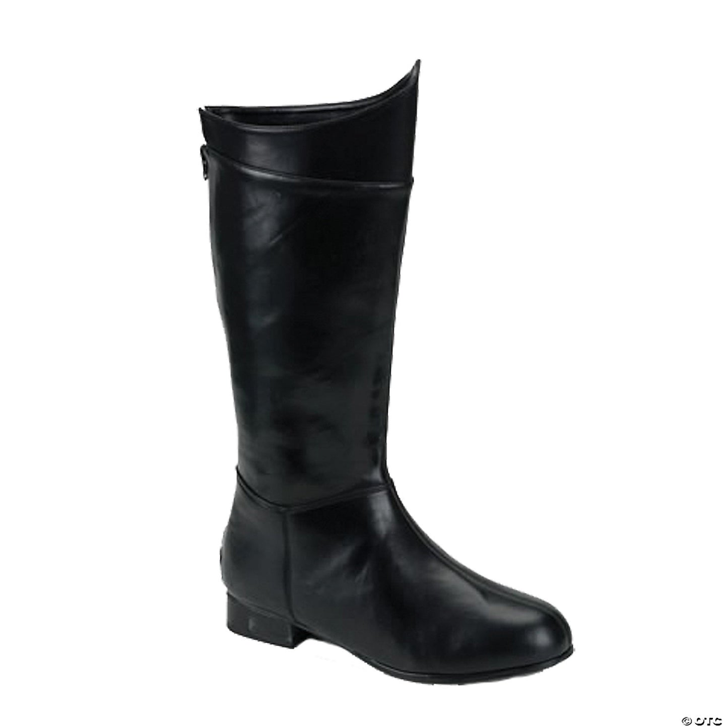 ADLT SUPERHERO BOOT LG-BLK-SZ 12-13