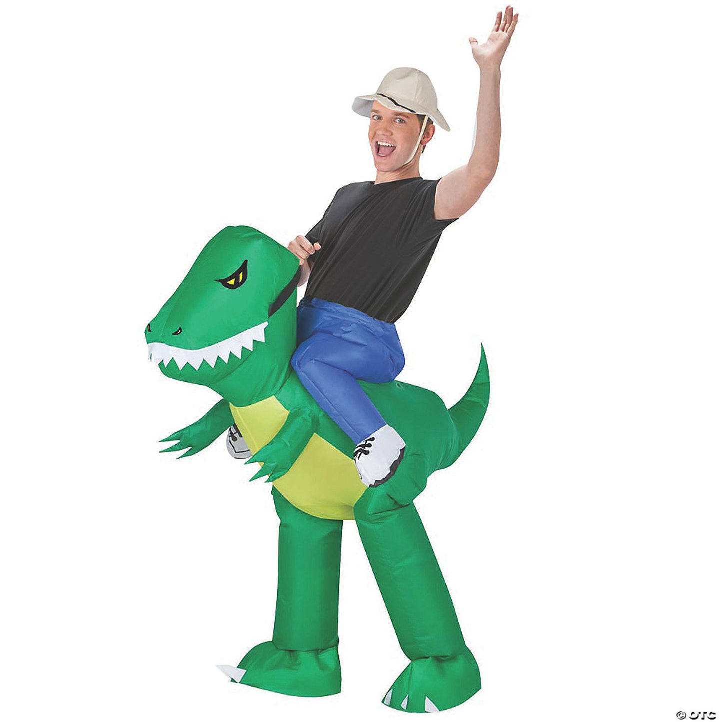 INFLATE DINOSAUR RIDER ADULT