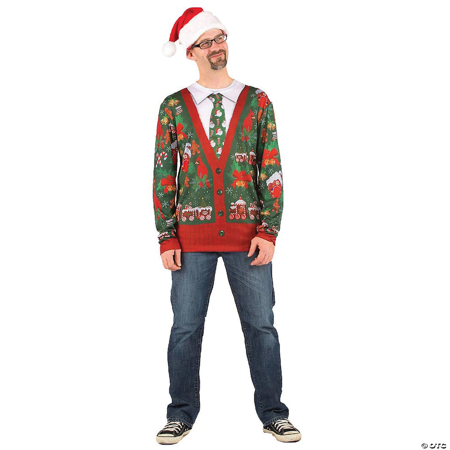 UGLY CHRISTMAS CARDIGAN LG