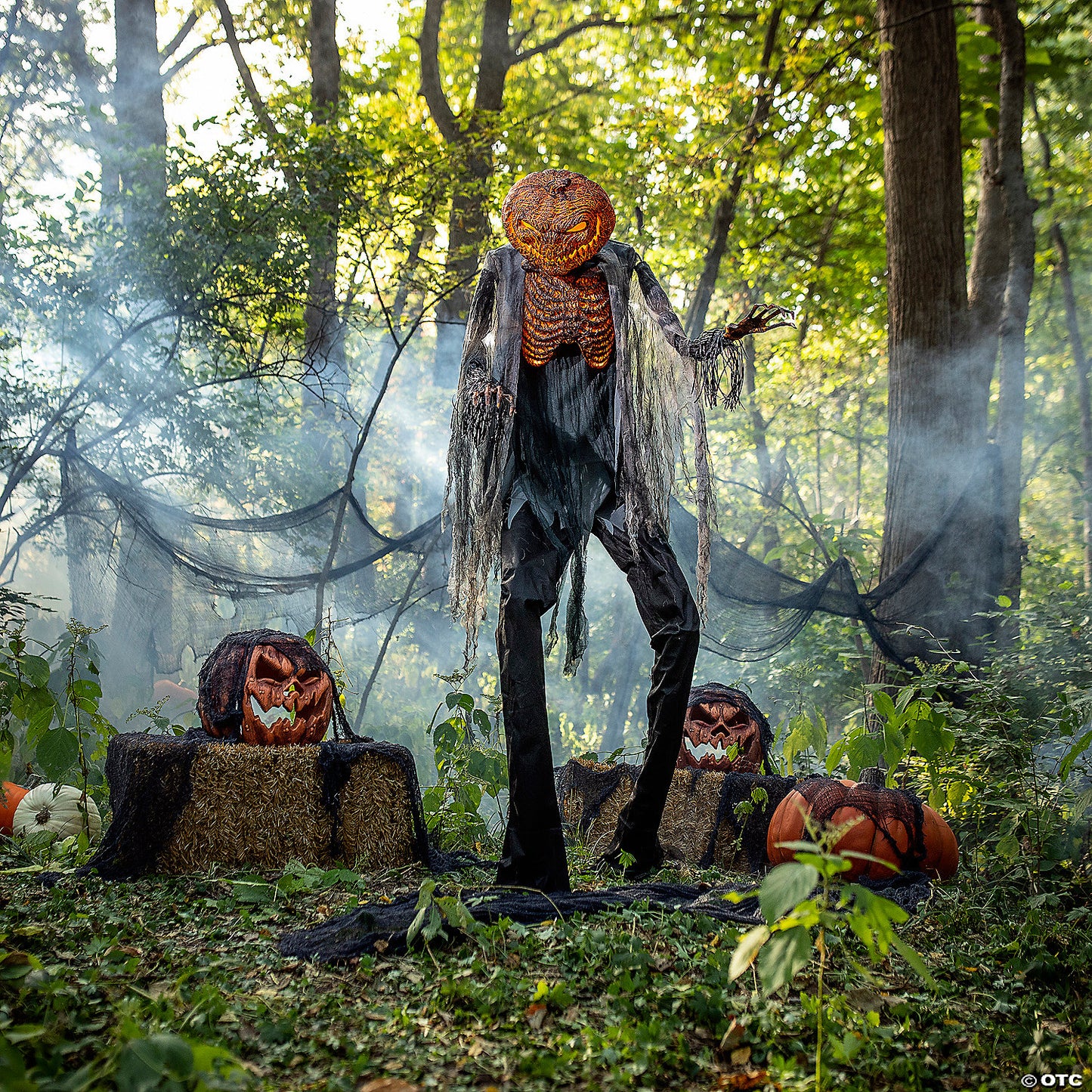 SCORCHED SCARECROW W FOG