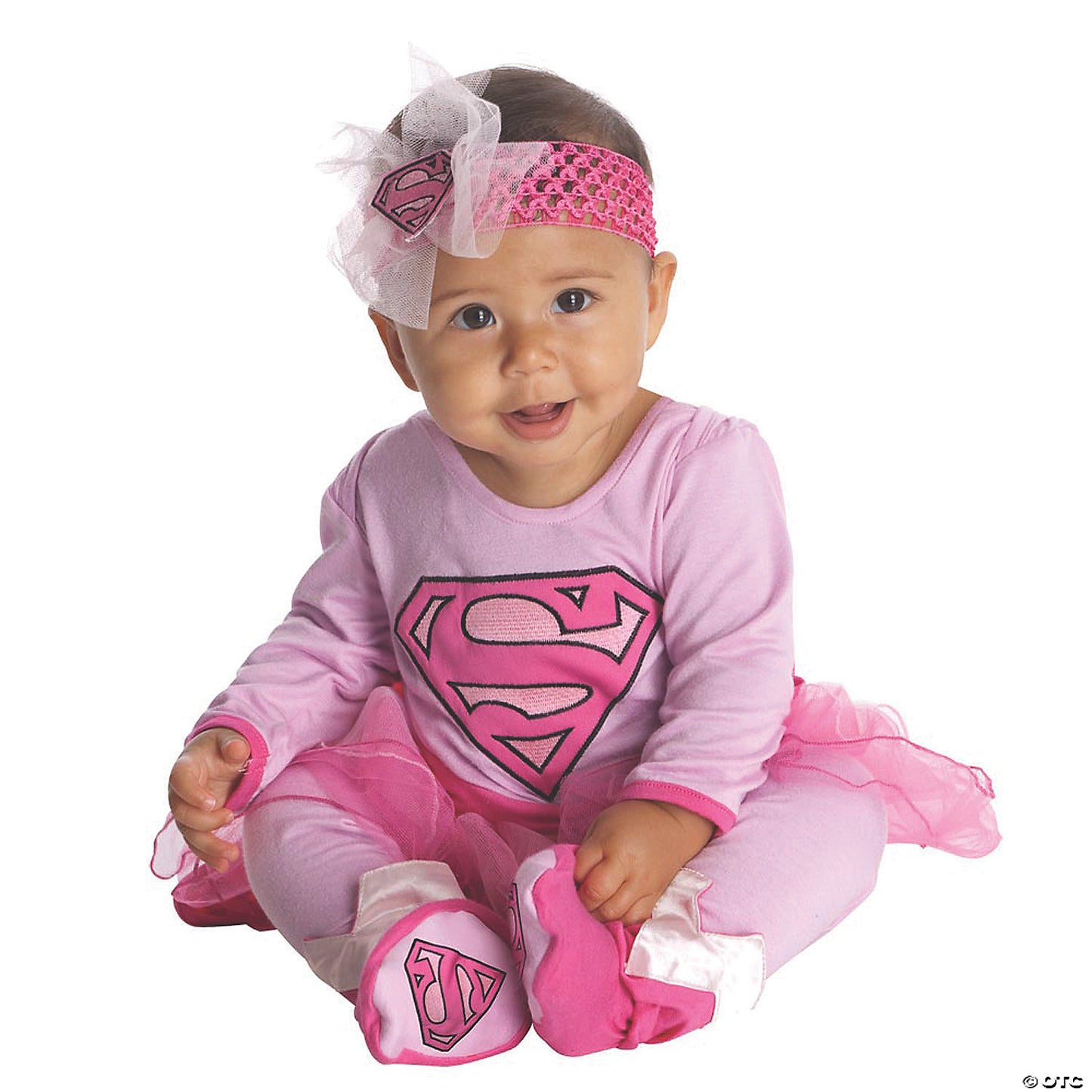 SUPERGIRL ONESIE INFANT 6-12M