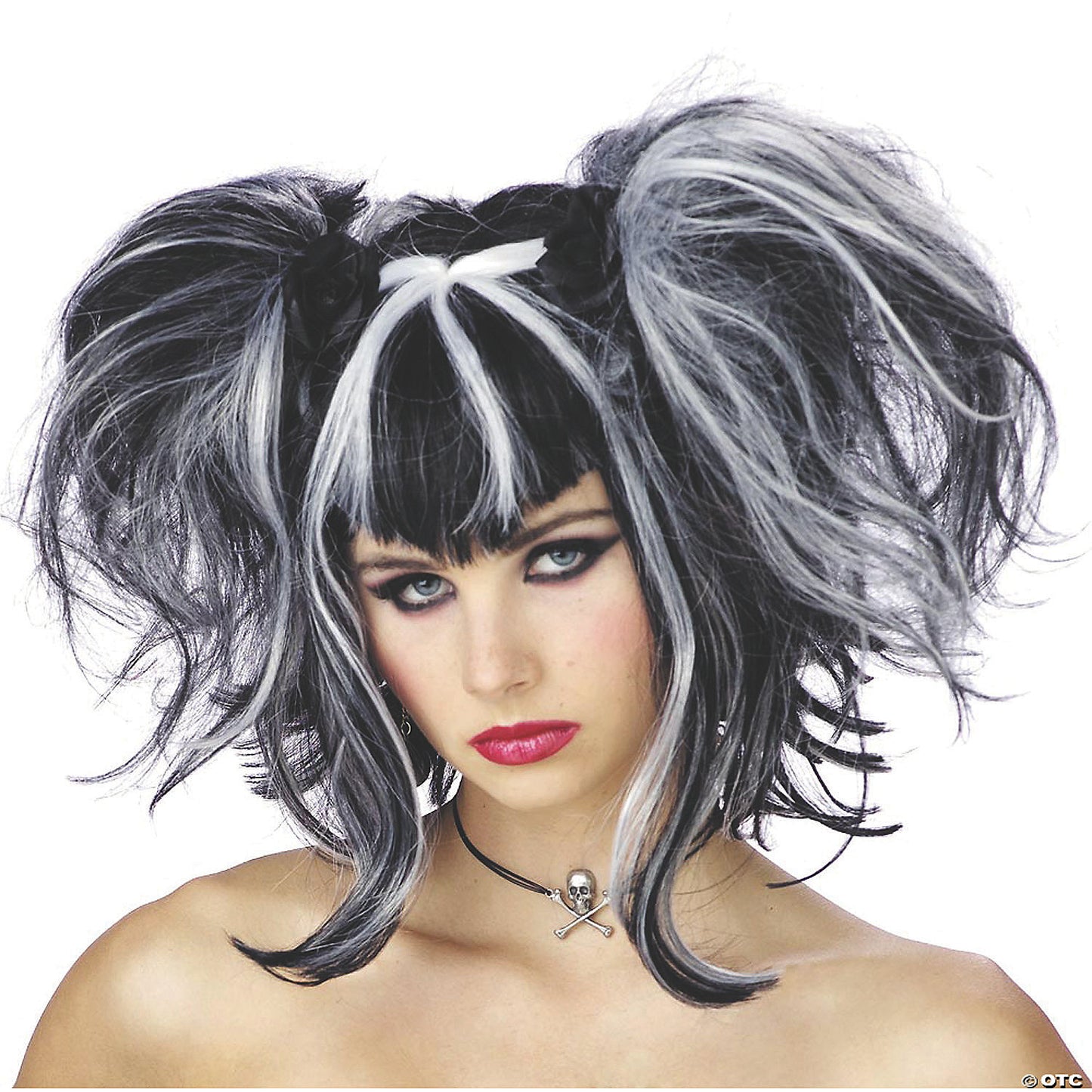 WIG BAD FAIRY BLACK WHITE