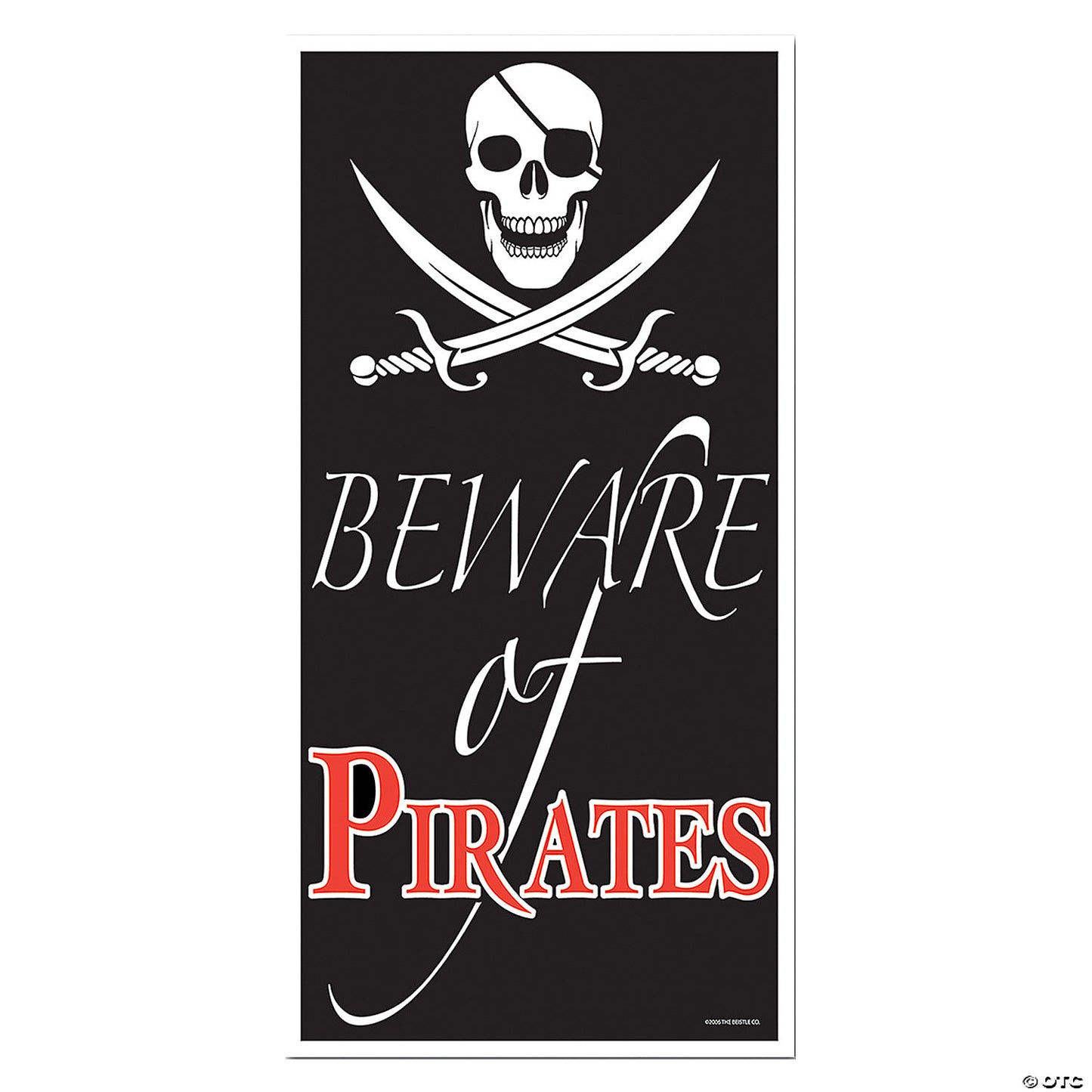 BEWARE OF PIRATES DOOR COVER
