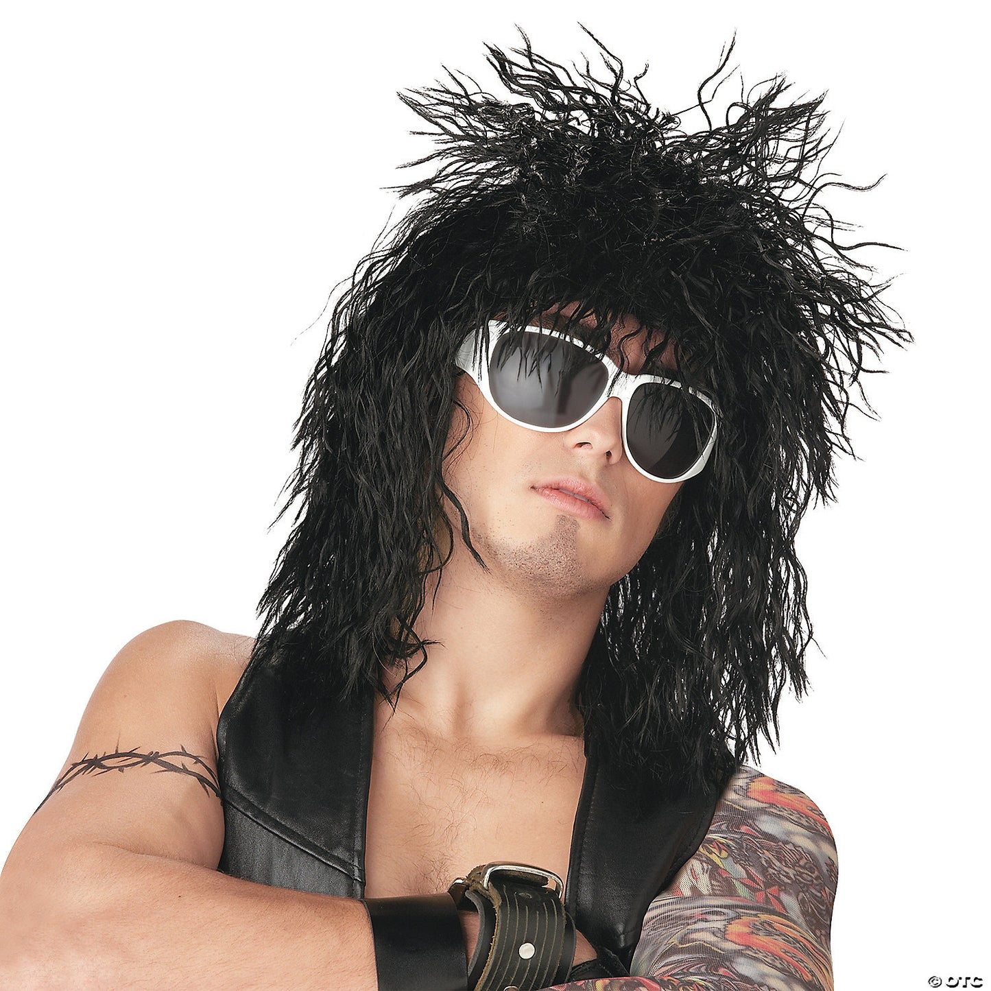DUDE ROCKIN BLACK WIG