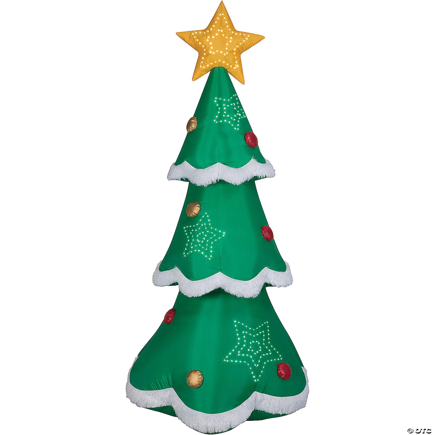 AIRBLOWN MIX MDIA XMAS TREE LG