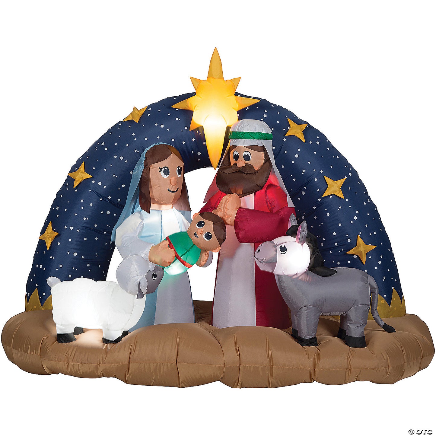 AIRBLOWN STARRY NIGHT NATIVITY