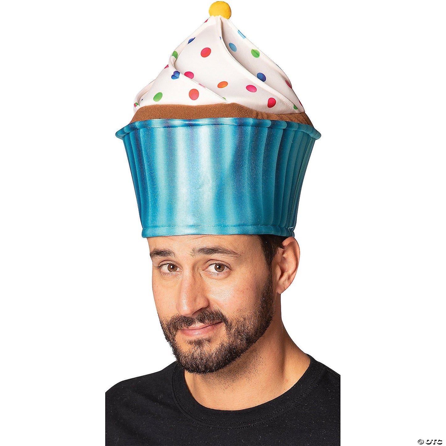 ADLT BLUE CUPCAKE HAT